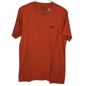 Dockers orange crewneck tee, NWT, Large
